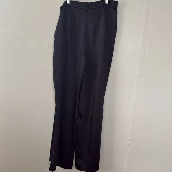 Vince Camuto Satin Wide Leg Pants 10 - Picture 4 of 8